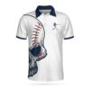 Eat Sleep Baseball Skull Unisex Short Sleeve Polo Shirt #H