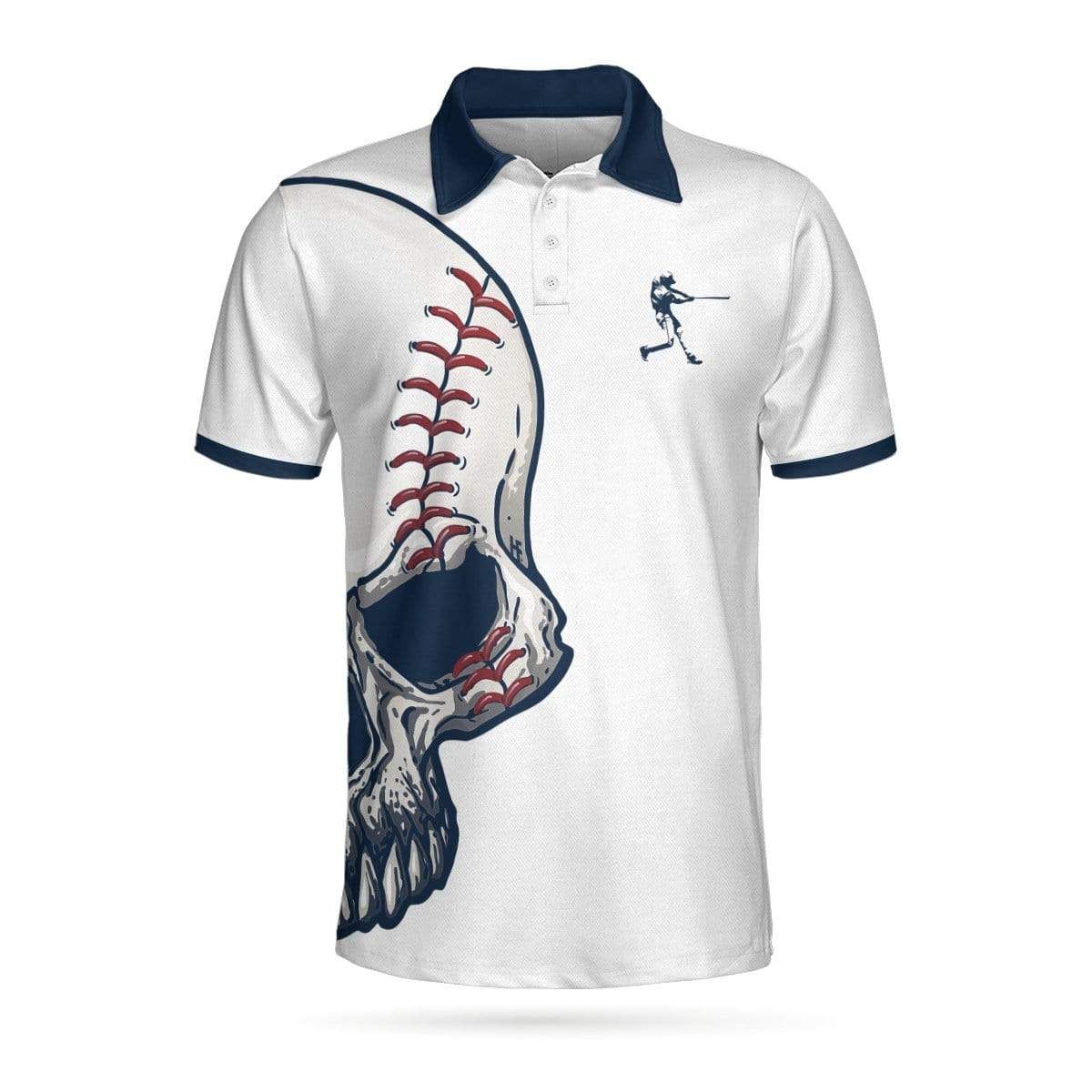 Eat Sleep Baseball Skull Unisex Short Sleeve Polo Shirt #H Eat Sleep Baseball Skull Unisex Short Sleeve Polo Shirt #H