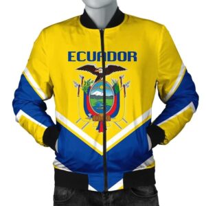 Ecuador Coat Of Arms Men Bomber Jacket Lucian Style J5W Bomber Jacket