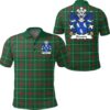 Edward (AP RHYS) Wales Polo Shirt - Welsh National Tartan A7