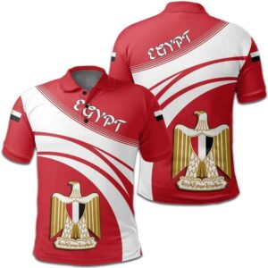 Egypt Coat Of Arms Polo Shirt Cricket Style J5W