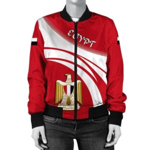 Egypt Coat Of Arms Women Bomber Jacketticket Bomber Jacket
