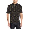 Eiffel Tower Love Paris Print Men Polo Shirt