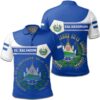 El Salvador Coat Of Arms Polo Shirt Simple Style J78