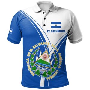 El Salvador Polo Shirts - El Salvador Pride - BN22