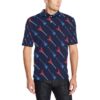 Electric Guitar Pattern Print Design 01 Men Polo Shirt