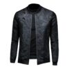 Embroidered Floral Pattern Men Classic Bomber Jacket
