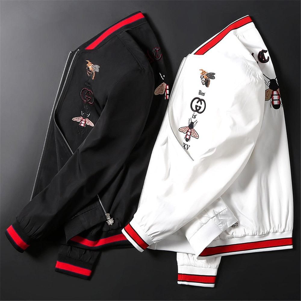 Embroidered-Striped-Collar-Men-Classic-Bomber-Jacket-2