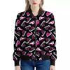 Emo Shoes Pattern Print Women'S Bomber Jacket