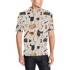 Equestrian Equipment Print Pattern Men Polo Shirt