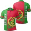 Eritrea Coat Of Arms Polo Shirt Quarter Style J7