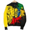 Ethiopia Women's Bomber Jacket - Lion Vintage - BN11 Bomber Jacket