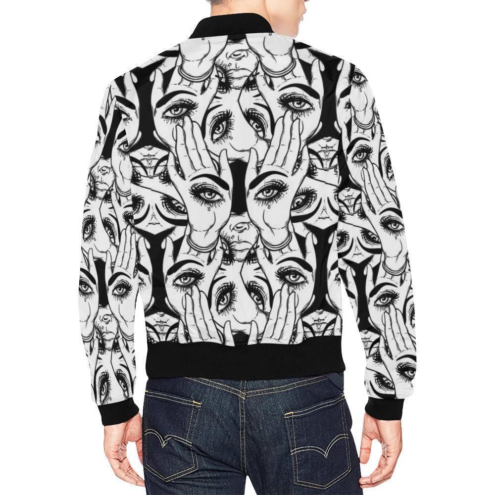 Evil-Eye-Hamsa-Hand-Pattern-Print-Mens-Bomber-Jacket-2