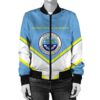 Falkland Islands Coat Of Arms Women Bomber Jacket Lucian Style JW5 Bomber Jacket