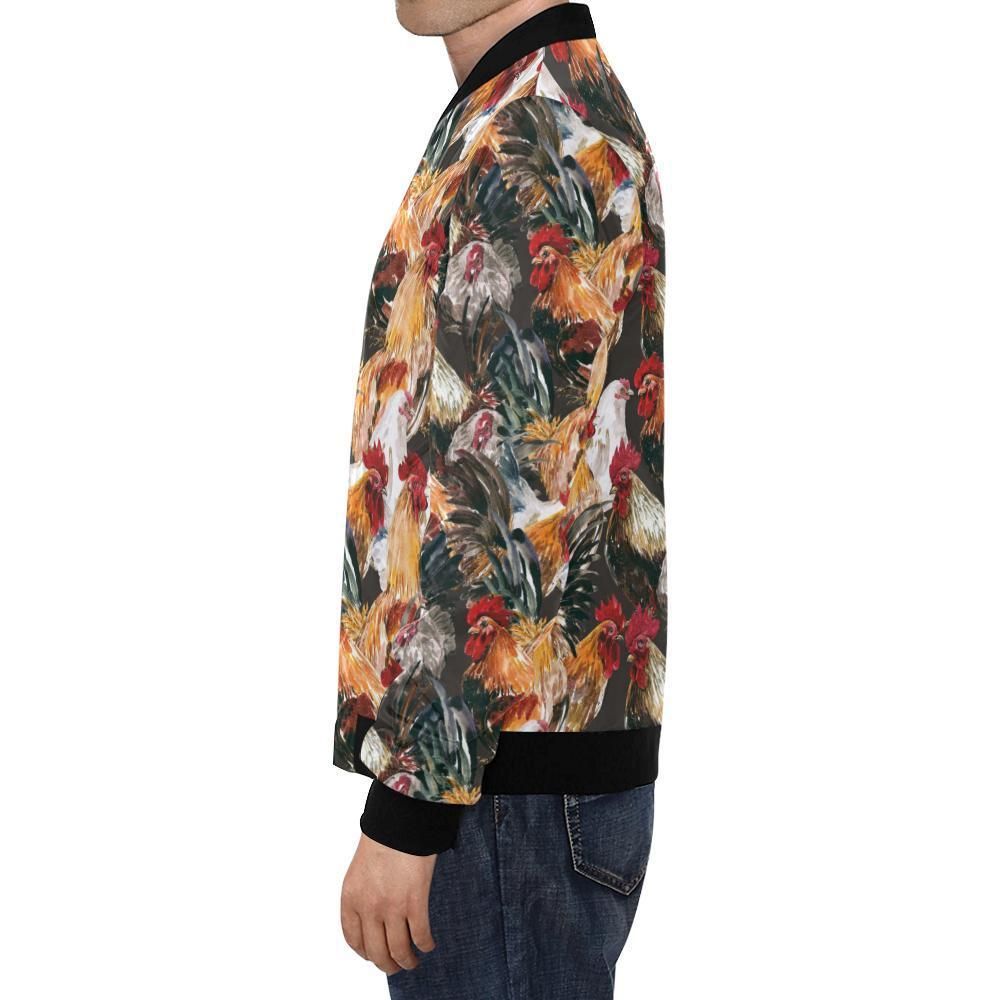 Farm-Chicken-Hen-Pattern-Print-Mens-Bomber-Jacket-1