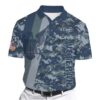 Father'S Day Gift Us Navy Honor The Fallen Camo Polo Shirt #Kv