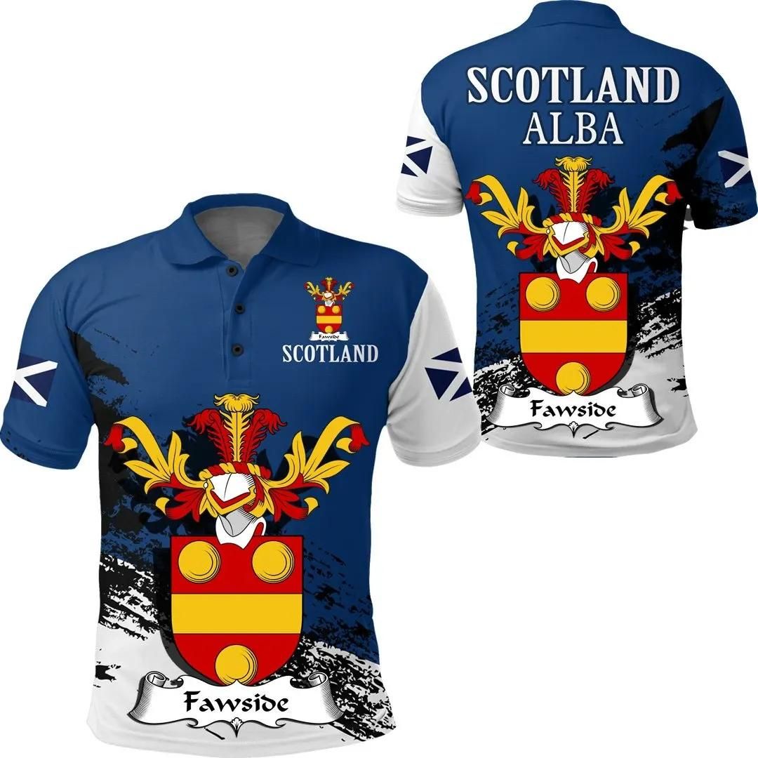 Fawside or Fawsyde Scottish Family Crest Scotland Special Polo Shirt - Golf Shirt A7 Fawside or Fawsyde Scottish Family Crest Scotland Special Polo Shirt - Golf Shirt A7
