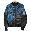 Federated States Of Micronesia Bomber Jacket (Men) - Blue Turtle - BN15 Bomber Jacket