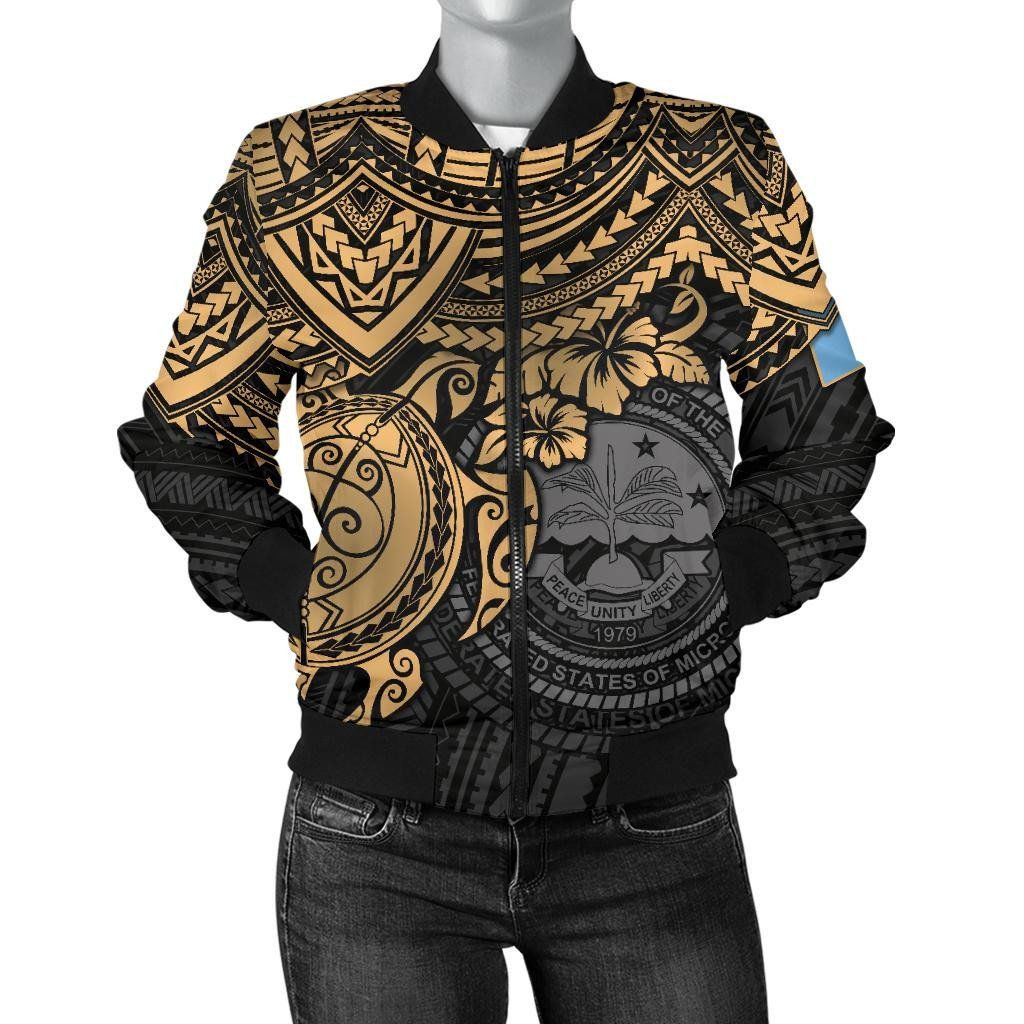 Federated-States-Of-Micronesia-Bomber-Jacket-Women-Golden-Turtle-BN15-Bomber-Jacket-1