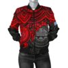 Federated States Of Micronesia Bomber Jacket (Women) - Red Turtle - BN15 Bomber Jacket