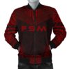 Federated States Of Micronesia Polynesian Chief Men's Bomber Jacket - Red Version - Bn10 Bomber Jacket