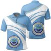 Federated States of Micronesia Coat Of Arms Polo Shirt Cricket Style J5W