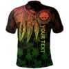 Federated States of Micronesia Personalised Polo Shirt- Polynesian Wings (Reggae) - BN15
