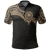 Federated States of Micronesia Polo Shirt - Gold Heart Shield - BN11