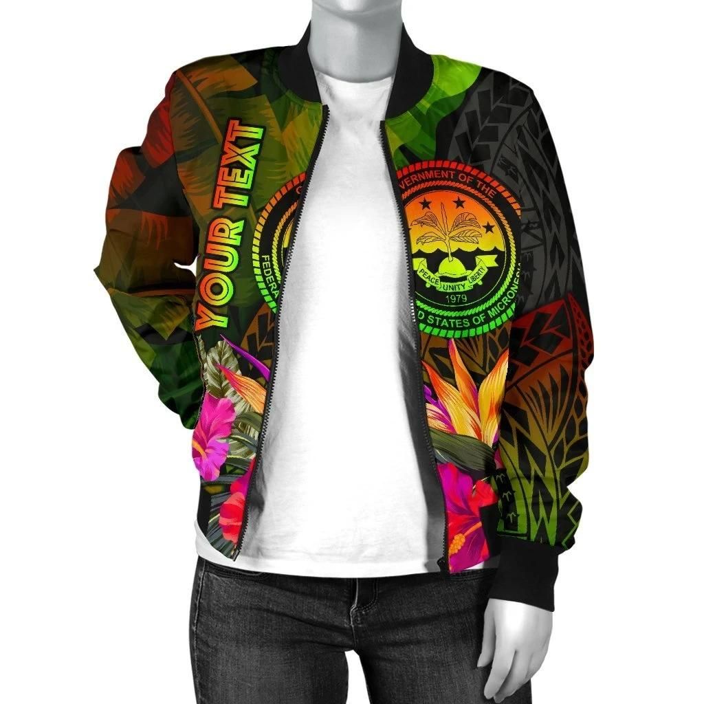 Federated-States-of-Micronesia-Polynesian-Personalised-Bomber-Jackets-Hibiscus-and-Banana-Leaves-BN15-Bomber-Jacket-2-1