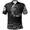 Fenrir Blood Polo Shirt - Tattoo Style A21