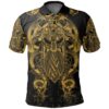 Fenrir & Tyr Tattoo Polo Shirt Gold Version A7