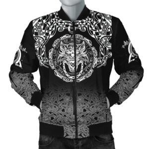Fenrir Valhalla Bomber Jacket - Ornate pattern A21 Bomber Jacket