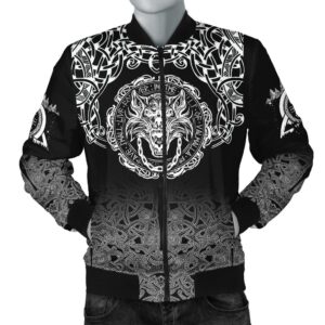 Fenrir Valhalla Bomber Jacket - Ornate pattern A21 Bomber Jacket