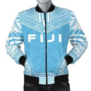 Fiji Flag Polynesian Chief Men's Bomber Jacket - Bn10 Bomber Jacket