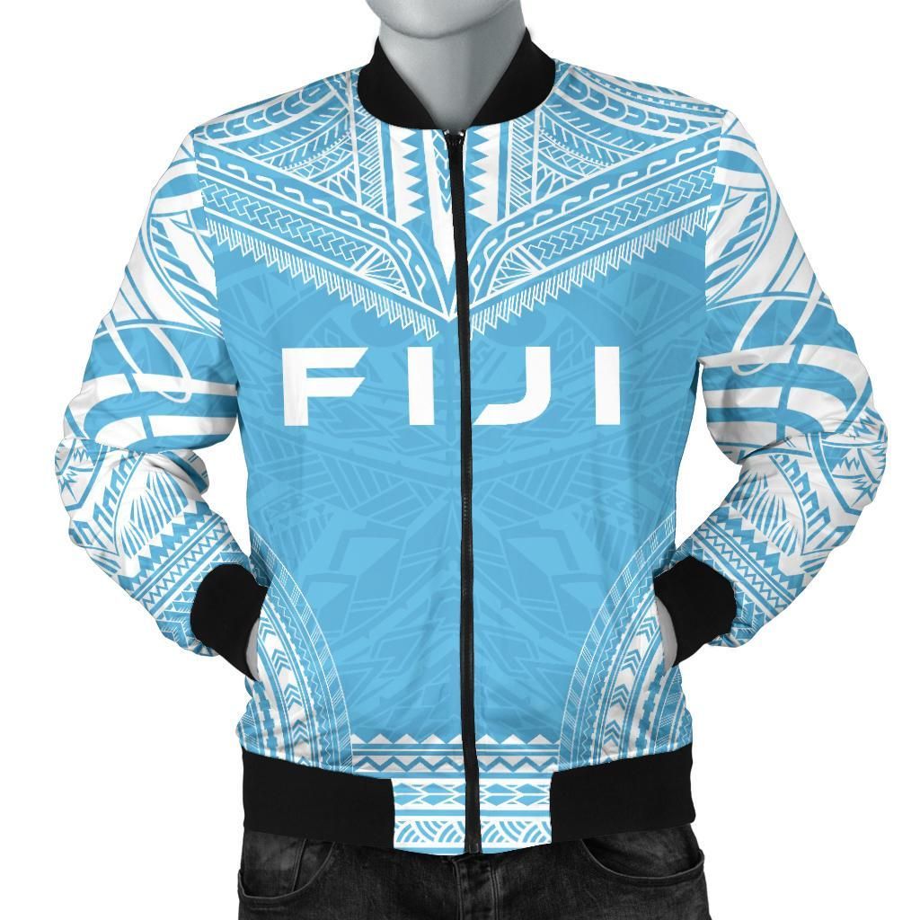 Fiji Flag Polynesian Chief Men's Bomber Jacket - Bn10 Bomber Jacket Fiji Flag Polynesian Chief Men's Bomber Jacket - Bn10 Bomber Jacket