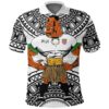 Fiji Polo Shirt Fiji Tapa Rugby A7
