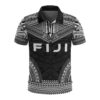 Fiji Polo Shirt - Polynesian Chief Black Version - BN10