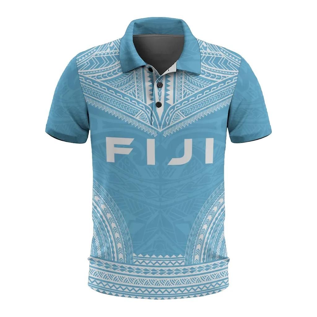 Fiji Polo Shirt - Polynesian Chief Flag Version - BN10 Fiji Polo Shirt - Polynesian Chief Flag Version - BN10