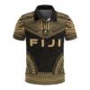 Fiji Polo Shirt - Polynesian Chief Gold Version - BN10