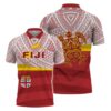 Fiji Polynesian Pattern Style Polo Shirt All Over Print