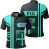 Fiji Turquoise Polo Shirt- Boba Style - AH - J14