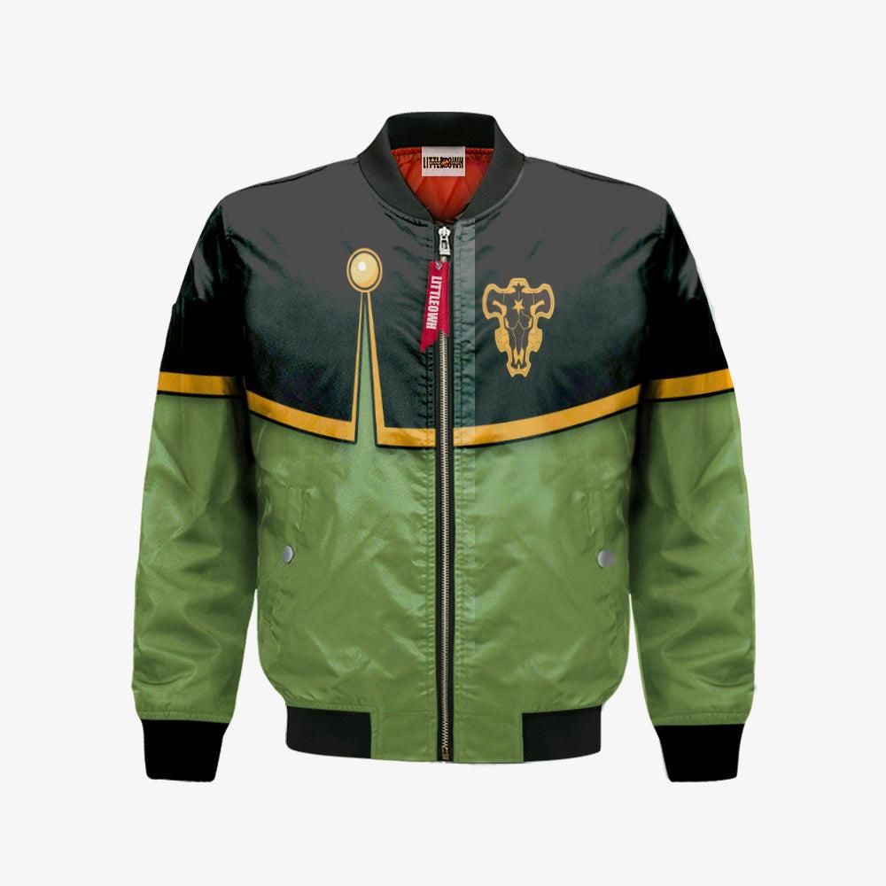 Finral Roulacase Bomber Jacket Custom Black Clover Cosplay Costumes Bomber Jacket Finral Roulacase Bomber Jacket Custom Black Clover Cosplay Costumes Bomber Jacket