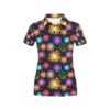Firework Print Design Lks305 Women'S Polo Shirt