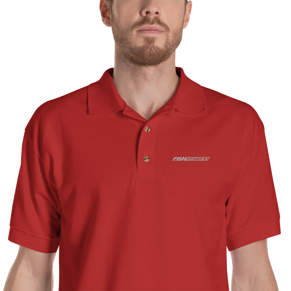 Fish Key West Embroidered Polo Shirt Fish Key West Embroidered Polo Shirt