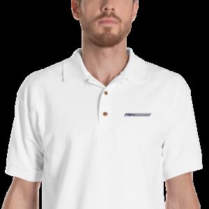 Fish Key West Light Embroidered Polo Shirt