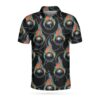 Flame Bowling On Fire Vintage Polo Shirt #V