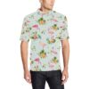 Flamingo Sweet Pattern Men Polo Shirt