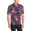 Flamingo Tropical Pattern Men Polo Shirt