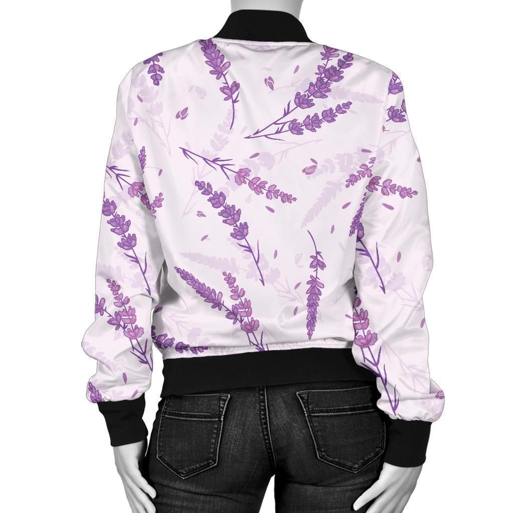 Floral-Lavender-Pattern-Print-Women-Casual-Bomber-Jacket-2