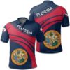 Florida Coat Of Arms Polo Shirt Cricket Style J5W
